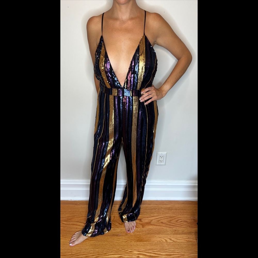 Sequin multicolor jumpsuit